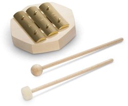 Auris klokkenspel muziekinstrument 3 tonen A-H-D educatief speelgoed