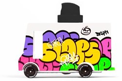 Candylab speelgoedauto Graffiti Black busje - uniek design