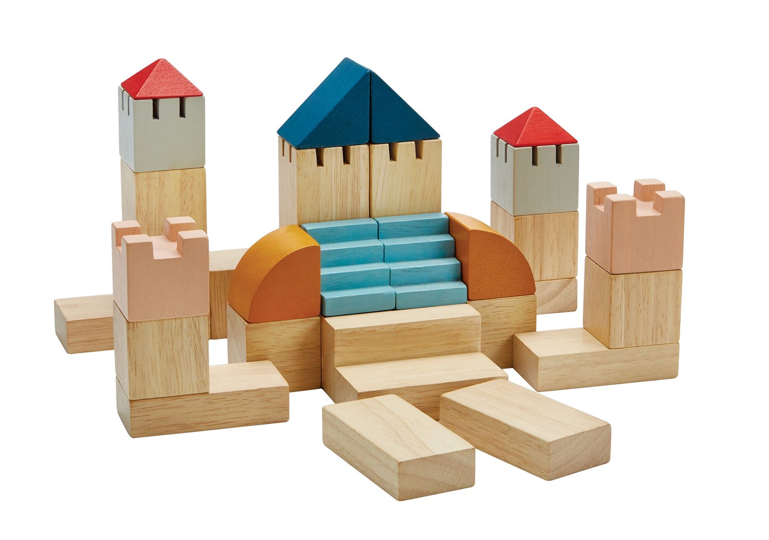 PapoeaNieuwGuinea Wijzigingen van Diverse Plan Toys houten creatieve blokken