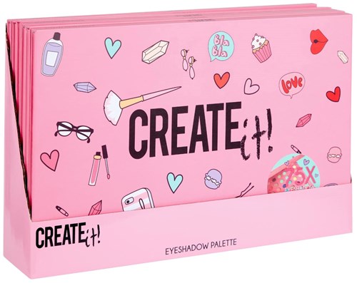 Canenco oogschaduw palette XXL make-up set voor kinderen multicolor