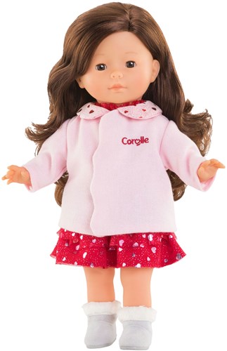 Corolle poppenjas hartjes roze 36cm - poppenkleding glitter-2