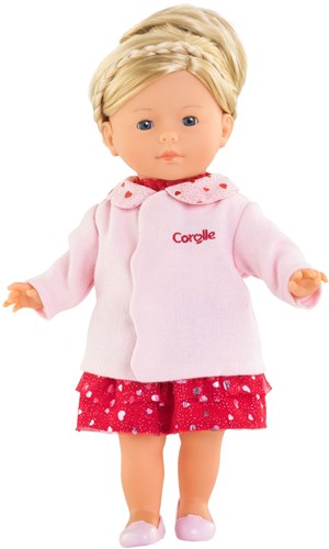 Corolle poppenjas hartjes roze 36cm - poppenkleding glitter-3