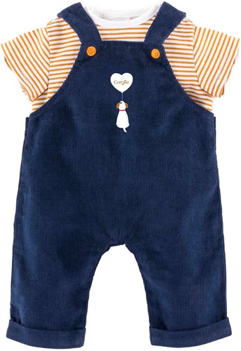 Corolle poppenkleding tuinbroek en T-shirt - outfit 36cm pop