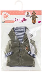 Corolle poppen regenjas omkeerbaar - poppenaccessoire 30cm waterafstotend