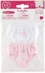 Corolle poppen onderbroeken set - 36cm - poppenaccessoires textiel