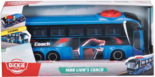 Dickie speelgoedbus MAN Lion's Coach - realistisch modelbus speelgoed