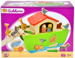 Eichhorn houten Ark van Noach - speelgoed vormenstoof 21-delig
