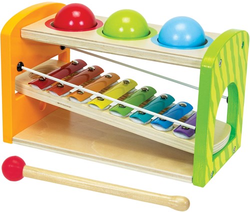 Eichhorn houten hamerbank met xylofoon - educatief speelgoed-2