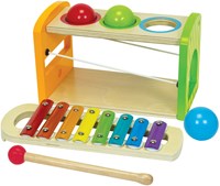 Eichhorn houten hamerbank met xylofoon - educatief speelgoed-3