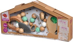Eichhorn houten babyspeelgoed cadeauset FSC beukenhout 3-delig