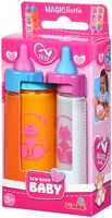 Magische drinkflesjes poppenaccessoire set - 2 stuks - speelgoed flesjes