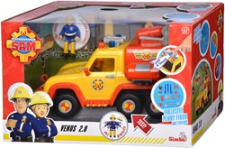 Simba Brandweerman Sam Brandweerauto Venus 2.0 met figuur speelgoedvoertuig