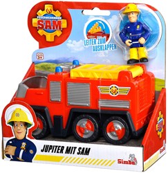 Simba Brandweerman Sam brandweerauto speelgoed met Sam figuur 3 jaar+