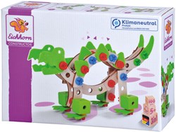 Eichhorn dinosaurus bouwset - 100-delig FSC hout constructiespeelgoed