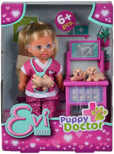 Mini pop puppy dokter dierenarts speelset met accessoires en puppy's