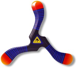 Boomerang Fan boemerang speelgoed Zebra 3 polypropyleen 26 cm links