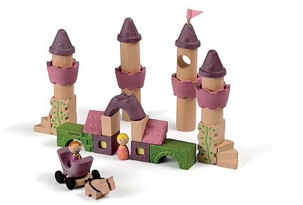 Plan Toys houten blokken sprookjeswereld