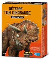 4M KidzLabs:  graaf-je-dinosaurus-op (triceratops) / f r a n s t a l i g e verpakking-3