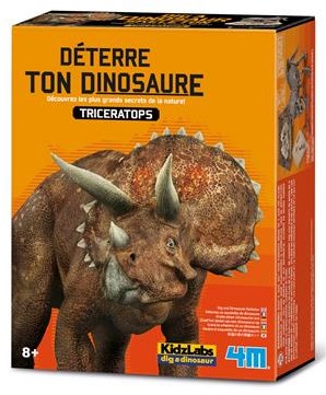 4M KidzLabs:  graaf-je-dinosaurus-op (triceratops) / f r a n s t a l i g e verpakking-3