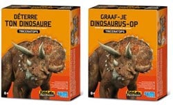 4M KidzLabs:  graaf-je-dinosaurus-op (triceratops) / f r a n s t a l i g e verpakking