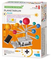4M zonnestelsel planetarium bouwpakket - educatief speelgoed met motor-2