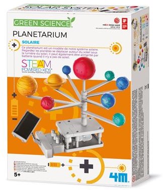 4M zonnestelsel planetarium bouwpakket - educatief speelgoed met motor-2