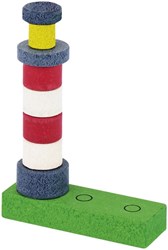 Goki behendigheidsspel vuurtoren - stenen kinderspel