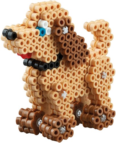 Hama strijkkralenset 3D kat en hond - 2500 kralen creatief speelgoed-2