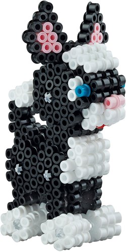 Hama strijkkralenset 3D kat en hond - 2500 kralen creatief speelgoed-3