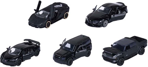 Black Edition die-cast voertuigen set - 5 stuks speelgoedauto's-2