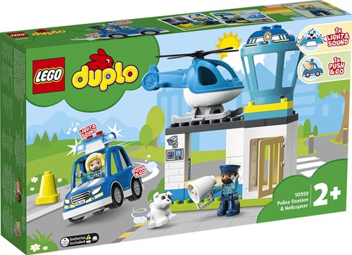 LEGO DUPLO Politie Station & Helikopter Speelgoed 10959