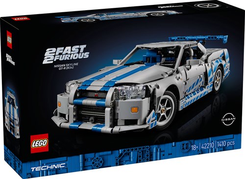 LEGO Technic Fast & Furious Nissan Skyline GT-R (R34) bouwset auto 42210