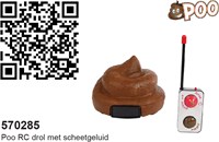 RC Bestuurbare Drol speelgoed met scheetgeluid en afstandsbediening-3