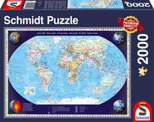 Schmidt puzzel Onze wereld - 2000 stukjes - 12+