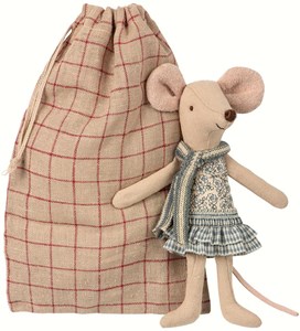 Maileg Winter Mouse Big Sister In Bag maileg kopen in de aanbieding
