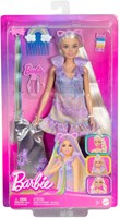 Mattel Barbie haarpop met accessoires - extra lang haar - modepop