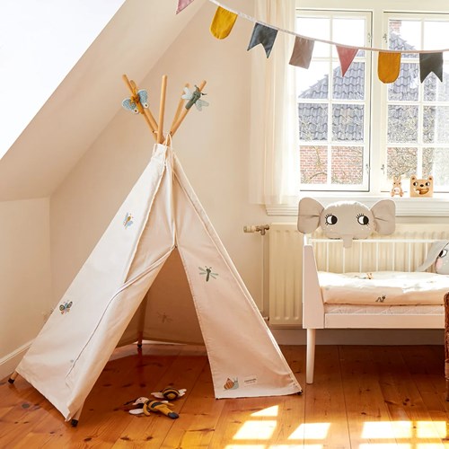 Roommate speeltent tipi Wit - Kleine Insecten-2