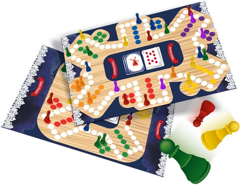 OSA Private Label bordspel Keezenspel deluxe dubbelzijdig strategie spel-3