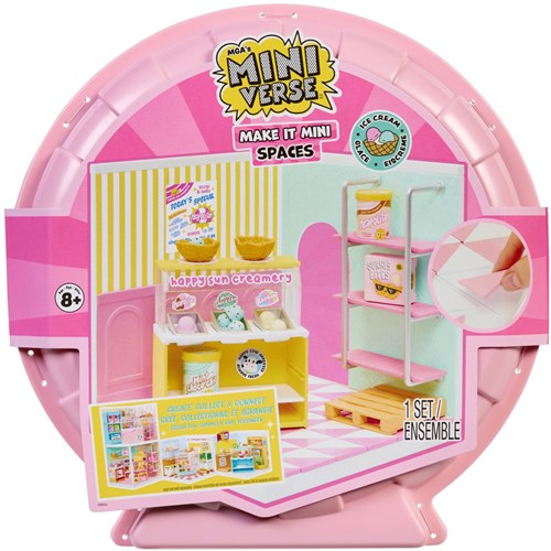 Make It Mini Spaces IJssalon knutselset - Bouwpakket miniatuur speelgoed