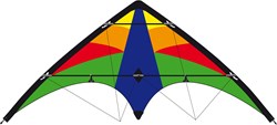 Knoop Kites Delta Vlieger Stunt Pilot 2-lijns Multicolor Textiel
