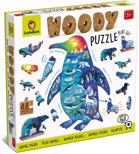 LUDATTICA Houten Puzzel - Pooldieren
