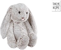 Knuffel konijn pluche XXL 60cm - zacht speelgoed konijn beige-2
