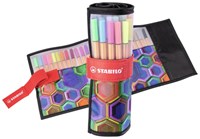 Stabilo Fineliner point 88 rollerset - 25 kleuren - Arty Edition