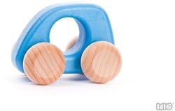 Bajo Houten Mini Auto, Lichtblauw