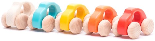 Bajo houten auto Beetle lichtblauw duurzaam speelgoed-2