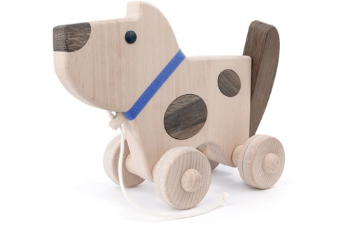Bajo Houten Trekfiguur - Hond Miga