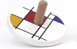 Bajo houten tol speelgoed kleurrijk - spinning top voor kinderen