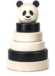 Bajo houten stapeltoren panda duurzaam speelgoed