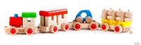 Bajo houten trein bouwspeelgoed - educatief en creatief speelgoed