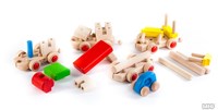 Bajo houten trein bouwspeelgoed - educatief en creatief speelgoed-2